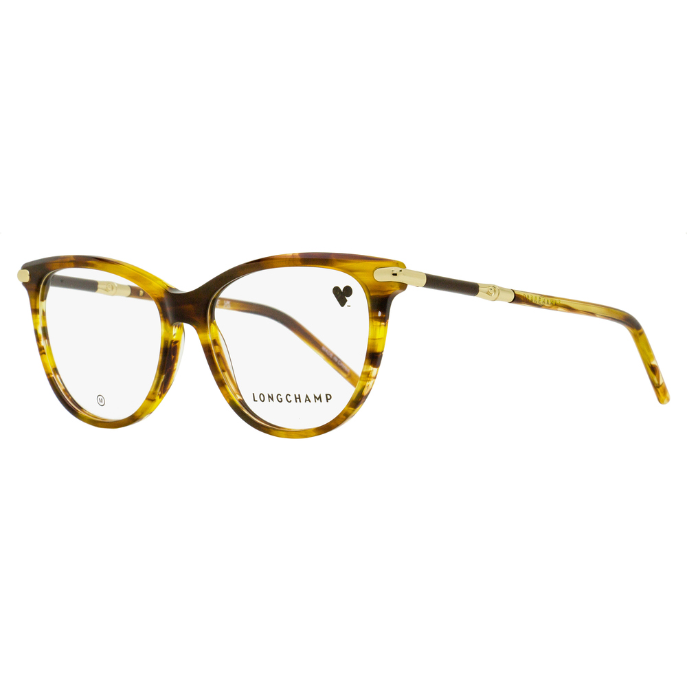 Longchamp Soft Oval Eyeglasses LO2727 238 Brown Horn 53mm